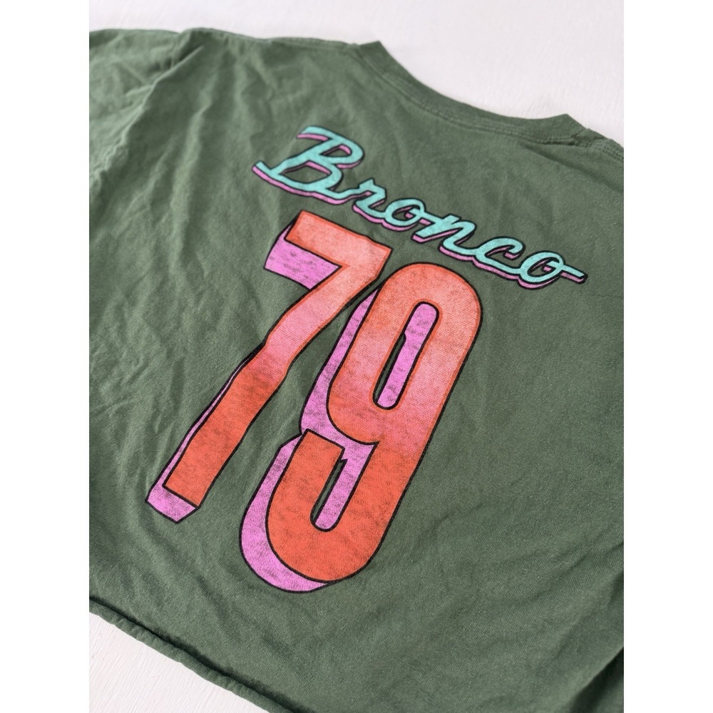 Junk Food Clothing Ford Bronco Off Road Ready Flea Market Women's M Crop Tee - Picture 9 of 16